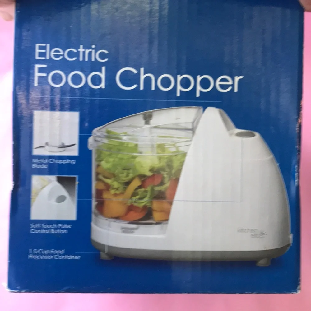 New electric food chopper